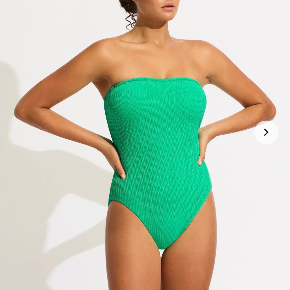 Sea Dive DD Bandeau one piece- Jade